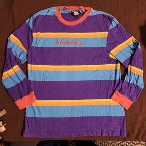 Odd Future Purple and Blue Long Sleeve Tee